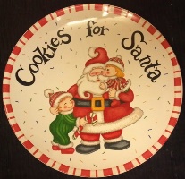 Cookies For Santa Plate